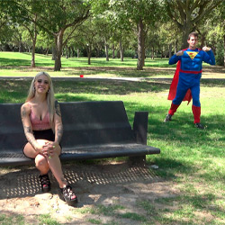 Superman strikes again! The TREMENDOUS Hot Yasmine is looking for a Great Fuck, and Mr Bobelo his Kryptonite!